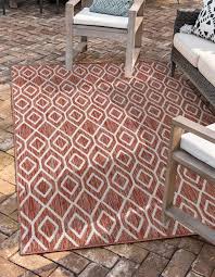 5' x 8', 8' x 12', 9' x 12', 9' x 18', three size are perfect for any indoor/outdoor decoration. Rust Red 4 X 6 Jill Zarin Outdoor Rug Rugs Com