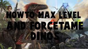 Immediately tames the dinosaur under the player's crosshairs. How To Force Tame And Max Level Your Dinosaur Ark Survival Youtube