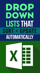 Excel Drop Down Learn How To Make Data Validation Lists That Can Sort And Update Auto Excel Shortcuts Microsoft Excel Tutorial Excel Tutorials