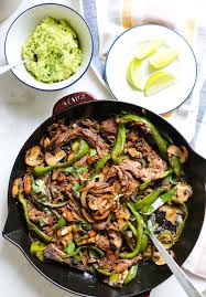 Steak Poblano And Mushroom Fajitas The Defined Dish Recipe Indian Food Recipes Jamie Oliver Recipes Food