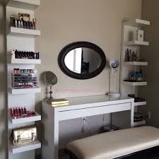 Ikea Malm Dressing Table And Lack Shelf Units Great Must Haves For Vanity And Closet Ikea Lack Shelves Ikea Makeup Storage Malm Dressing Table