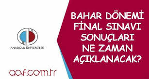 Aöf sınav sonuçları ne zaman açıklanacak? 2021 Bahar Donemi Final Sinavi Sonuclari Ne Zaman Aciklanacak Acikogretim Aof Ders Notlari Acikogretim Sorular