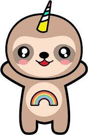 German artist lisa saukel, has a real talent, when it comes to cutefying (i know it's not a real word), animals and 1 insect. Kawaii Unicorn Cute Animal Drawings Unicorn Unicorn Kawaii Slothicorn Clipart Full Size Clipart 5312126 Pinclipart