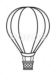 Black And White Hot Air Balloon Clipart Hot Air Balloon Cartoon To Crayon Stock Illustration Ad Balloon Air Hot Cartoon Hot Air Balloon Cartoon Hot Air Balloon Drawing Balloon Illustration
