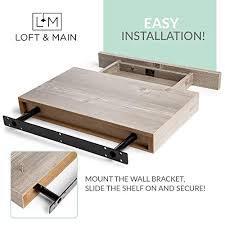 Floating shelves are a brilliant solution for many reasons. Floating Shelf With Drawer Floating Nightstand For Bedroom 16 Wall Shelf Floating Shelf With Storage Floating Shelf For Office Bathroom Kitchen Floating Bedside Table Grey Wood Pricepulse