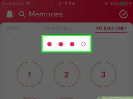 How to access my eyes only in memories for. How To Keep Snapchat Memories Private 6 Steps With Pictures