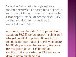 Current, historical, and projected population, growth rate, immigration romania 2020 population is estimated at 19,237,691 people at mid year according to un data. Ppt Natalitatea Si Migratia Powerpoint Presentation Free Download Id 1939747