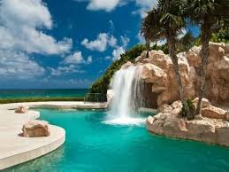 Epingle Par Gene Sur Petits Et Grands Bassins Sympas Piscine Tropicale Piscine Lagon Cascade Piscine