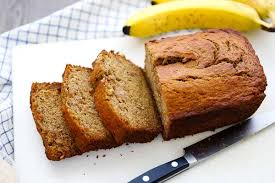 Baked goods fresh from the oven spread tantalizing ar. Ultra Moist Healthy Banana Bread Made With Olive Oil Bowl Of Delicious