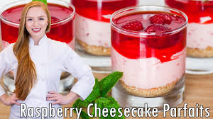 Below are pictures of the cheesecake recipe above that i made into a 9 x 13 oblong baking dish. No Bake Raspberry Cheesecake Parfaits Amazing With Jello Topping Youtube