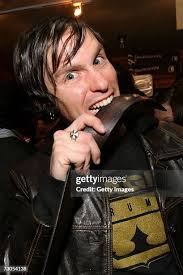 Drummer Chris Light of Daredevil Jane poses with the 3 Skin Leather... News  Photo