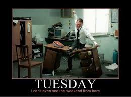 The beginning of the week confusion. 101 Funny Tuesday Memes When You Re Happy You Survived A Workday