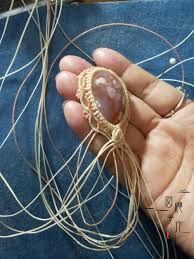 叶花沫第58步 macrame jewelry tutorial micro macrame macrame jewelry