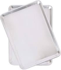 Nordic Ware Natural Aluminum Commercial Baker S Half Sheet 2 Pack Silver Nordic Ware Aluminum Bakeware Aluminum