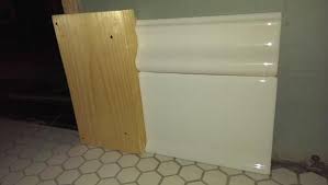 Need Help With Baseboard Tiles Not Cove Caulk Grout Gaps Change Of Plane Baseboards Base Moulding Caulk