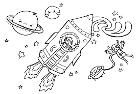 Rakete Ausmalbilder Fur Kinder Ausmalen Ausmalbilder Ausmalbilder Kinder