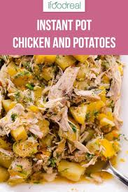 That's the magic of instant pot recipes. Instant Pot Chicke Nand Potatoes Is Easy One Pot Stew With No Sauteing Set And For Instant Pot Chicken Healthy Instant Pot Recipes Instant Pot Recipes Chicken