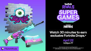 Epic games announced fortnite mobile for android, but it hasn't been released yet. Fortnite News Pa Twitter Link Your Epic Games Account And Watch 30 Minutes Of The Twitch Rivals Supergames Finals Tomorrow April 22 To Earn The Exclusive Don T Blink Spray And Octo Wrap