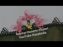 237 Yesil Yazmaya Minik Cicekli Igne Oyasi Modeli Youtube 2020 Oya Ornekleri Yazma Oya