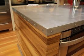 zinc countertops from mio metals