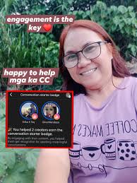 🎉 I recently helped Erika S Tay and Gina Mendoza earn the Conversation  Starter badge! It's exciting support them and be a part of their community.  Check out their content and give