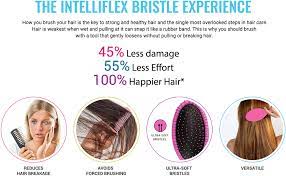 When it comes to the best brush for wet hair, de marco says a wet brush is an excellent hair care tool, especially since you can use it on both dry and damp hair. Wet Brush Original Detangler Hair Brush Purple Exclusive Ultra Soft Intelliflex Bristles Glide Through Tangles With Ease For All Hair Types For Women Men Wet And Dry Hair Buy