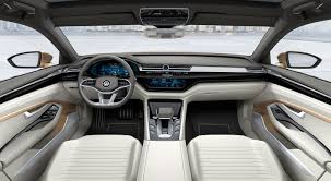 Volkswagen C Coupe Gte Concept Interior Render Volkswagen Phaeton Volkswagen Cc Volkswagen