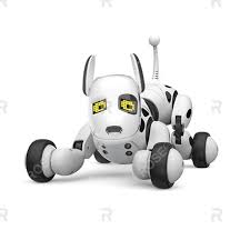Black And White Robot Dog Dimei 9007a Intelligent Rc Robot Dog Toy Trending Accessories Rc Robot Dog Toys