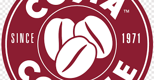 Cold drinks, including frostino and fruit coolers; Costa Coffee Cafe Logo Kaffee Bereich Barista Png Pngegg