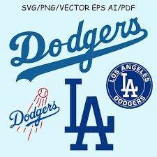 A virtual museum of sports logos, uniforms and historical items. Los Angeles Dodgers Logo Vector