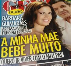 A novela entre carrilho e barbara guimarães continua e ela vai mesmo responder em tribunal por abandono e maus tratos dos filhos em 2 processos. Noticia Em Revista A Minha Mae Bebe Muito O Informador