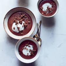 Fine dining, gourmet grilled pork loin on brussels sprouts. Our Best Chocolate Desserts Food Wine