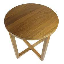 4.5 out of 5 stars. Yabbyou Tall Solid Oak Small Round Oak Coffee Table 45cm Wide Rustic Oak Buy Online In United Arab Emirates At Desertcart Ae Productid 54547423
