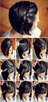 Pin By Upswept Styles On Adore Short Hairstyles In 2020 Braids For Short Hair Braided Hairstyles Easy Easy Hairstyles
