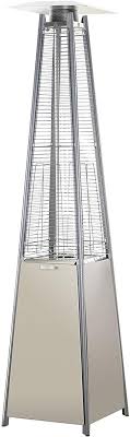 By getting a patio heater, you can save all of that money, and keep your patio or other outdoor space just the way you like it, all while keeping yourself nice and warm in the colder months. Outsunny 13 Kw Stainless Steel Outdoor Patio Heater Propane Pyramid Real Flame Patio Heater Warmer Glass Tube With Wheels And Rain Cover Silver Amazon De Garten