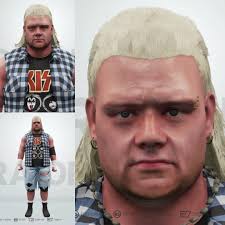 Since I'm making Balls Mahoney, we're of course going to need his tag team  partner in The Chair Swinging Freaks, Axl Rotten! Another #ECW brother gone  too soon. RIP Axl. : r/WWEGames