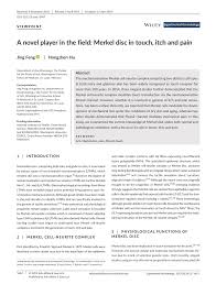 Jun 02, 2021 · the ps5 has become available to purchase at amazon uk once again, with disc and digital consoles coming back in stock on the online retail giant's website today. Pdf A Novel Player In The Field Merkel Disk In Touch Itch And Pain