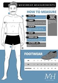 Mens Size Guide How To Measure Your Body Man For Himself