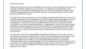 Voorbeeld Sollicitatiebrief Secretaresse Inclusief Gratis Voorbeeld Cv