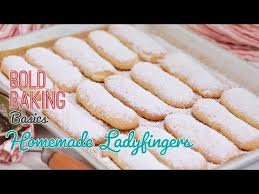 Ladyfingers are a small, delicate sponge cake biscuit used in desserts such as tiramisu. Homemade Ladyfingers Recipe Video Gemma S Bigger Bolder Baking