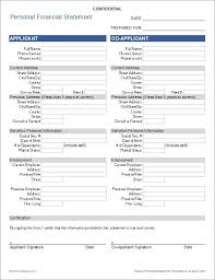 Personal Finance Planner Template Fresh Personal Financial Statement For Excel In 2020 Personal Financial Statement Statement Template Financial Plan Template