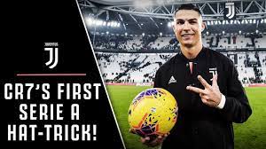 Hat Trick Hero Cristiano Ronaldo S First Juventus Serie A Triple Youtube