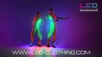 Digital Pixel Video LED Suit with wireless control