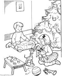 Print, color and enjoy these christmas coloring pages! Printable Christmas Color Page Santa Was Here
