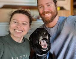 Nailed the adoption day photo! 🎉🥰 We aren't sure who is the happiest  here, but congratulations to the whole family and happy tails, Nacho, now  Merlin! ❤️ #dogmom #dogdad #happytails #petadoption #rescuedog #