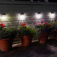 These bright affordable mini bulbs can add sparkle and enjoyment to your outdoor. Solar Fence Lights Pack Of 4