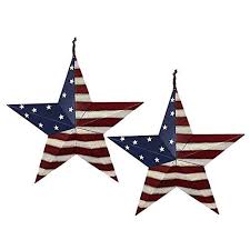 Large luxury father christmas santa claus ornament decoration indoor table decor. Metal Barn Star Set Patriotic Home Decor Primitive Indoor Outdoor Wall Art 2 Pcs Rustic Hanging Stars Decorations For Walls Fence Porch House July Of 4th Decoration 12 A Walmart Com Walmart Com