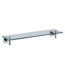 The glass shelf has a timeless appeal that complements most bathroom decors naturally. Latitude Ii Collection 20 Inch Tempered Glass Bathroom Shelf G4246c S Vintage Tub