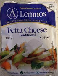 Established in australia in 1969, lemnos is synonymous there with premium quality mediterranean style cheeses and dairy products. Fetta Cheese Traditional Lemnos 180g