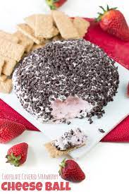 Chocolate Covered Strawberry Cheese Ball Chocolate Carrots Dessert Cheese Ball Desserts Food